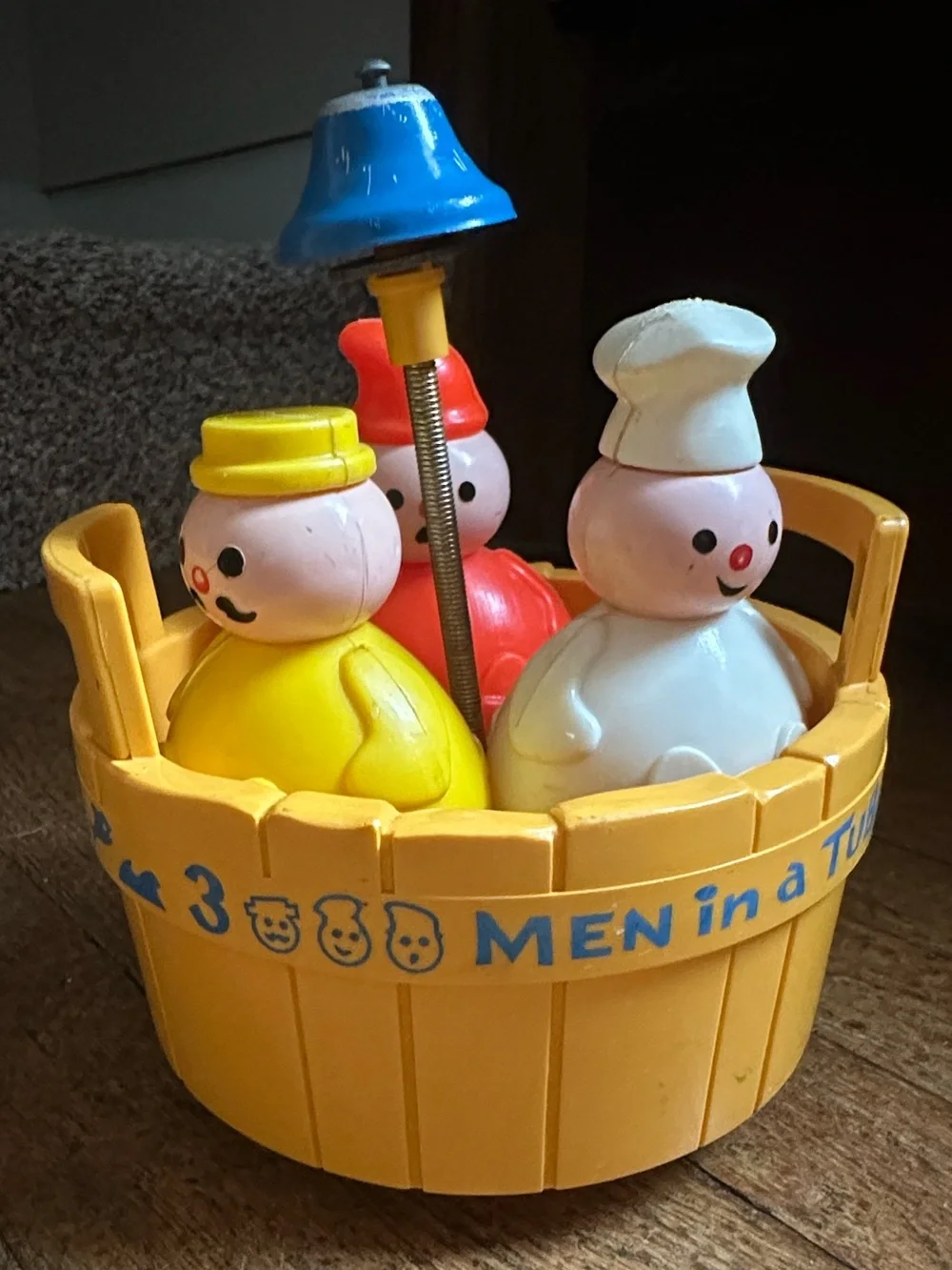 VTG Fisher-Price “3 Men in a Tub” Nursery Rhyme Bath Toy